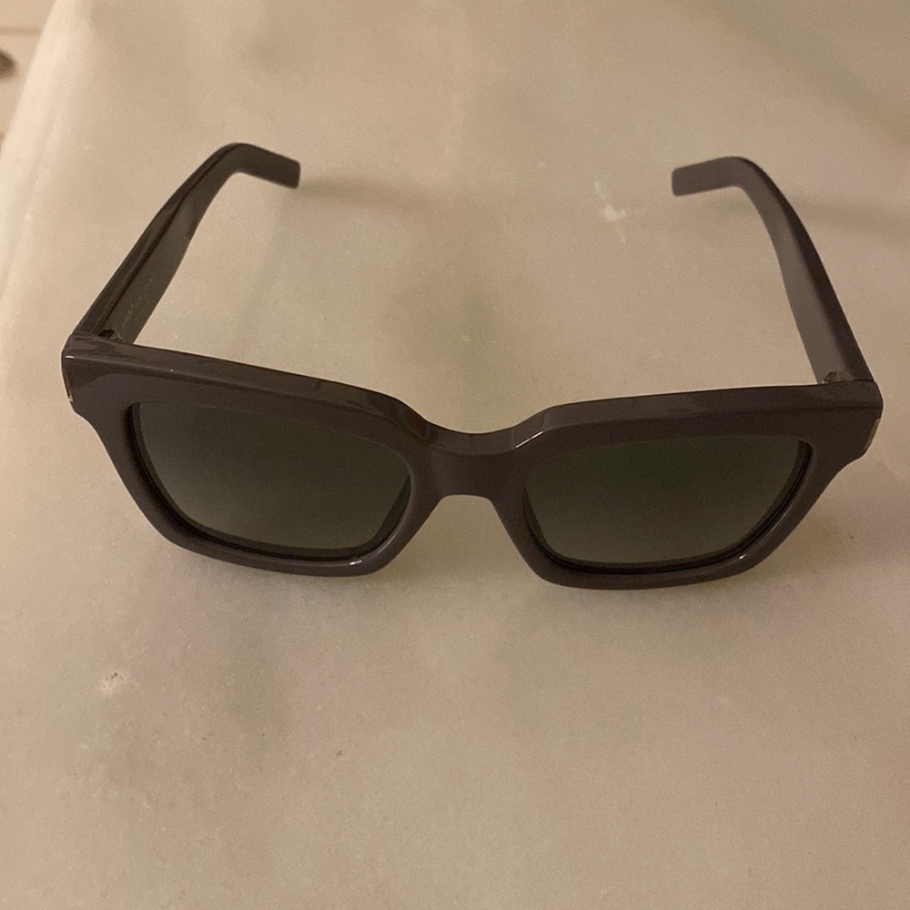 Gray Saint Laurent Bold 1 frames